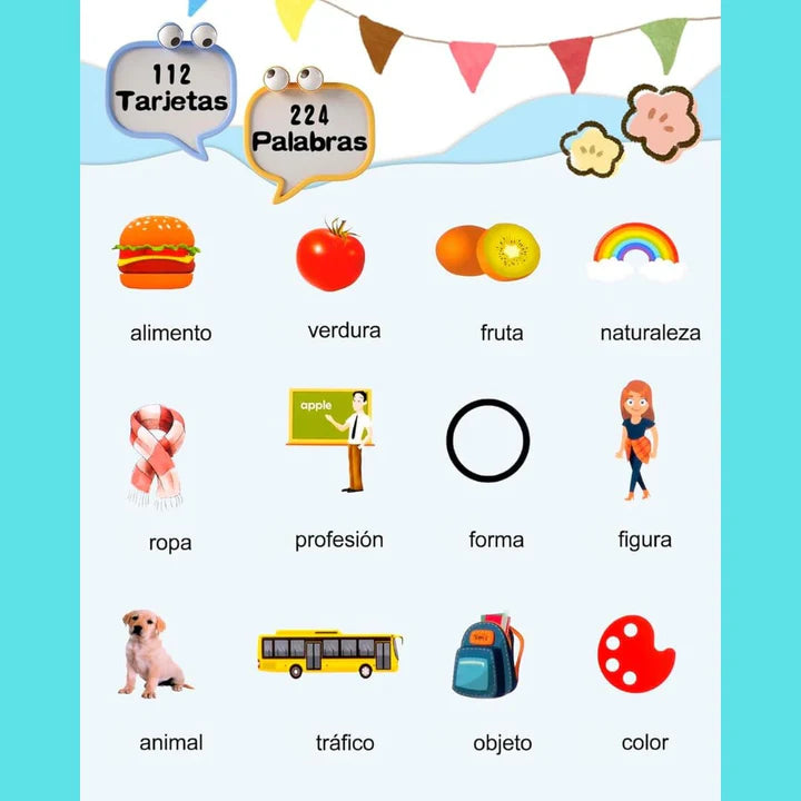 Tarjetas Bilingües VerbaLingo