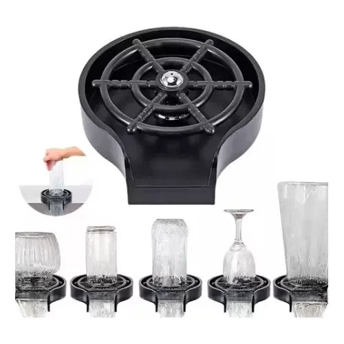 ClearCup Enjuaga Copas y Vasos Rápidamente