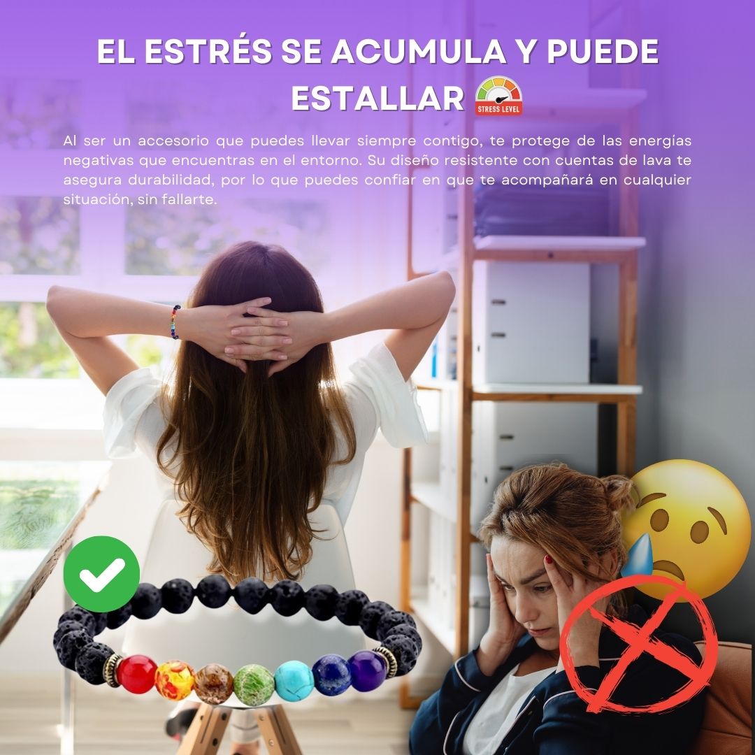 (2X1) Pulsera Chakras Armonía Diario - PAGUE 1 LLEVE 2