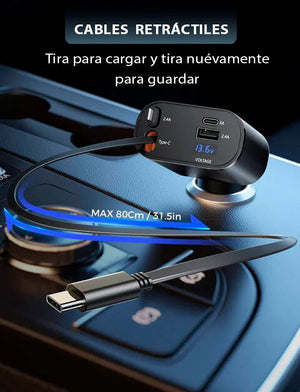 Cargador Superrápido para Auto