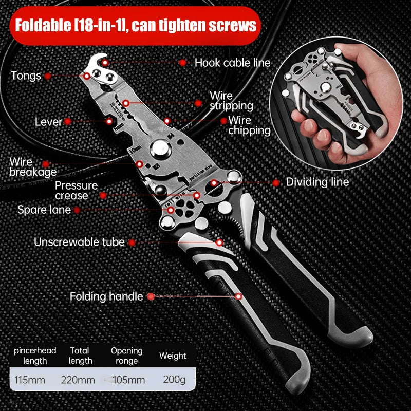 Pelacables Multifuncional Plegable