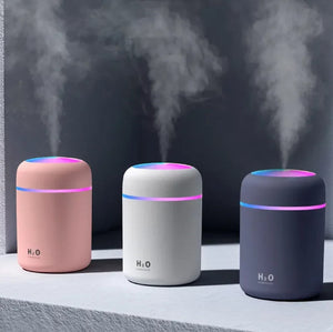 Humidificador LED Portátil y Aromático