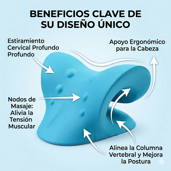 Almohada Estiramiento Cervical Relax Pro
