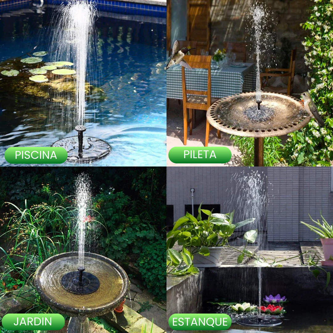 Fuente Solar para Aves