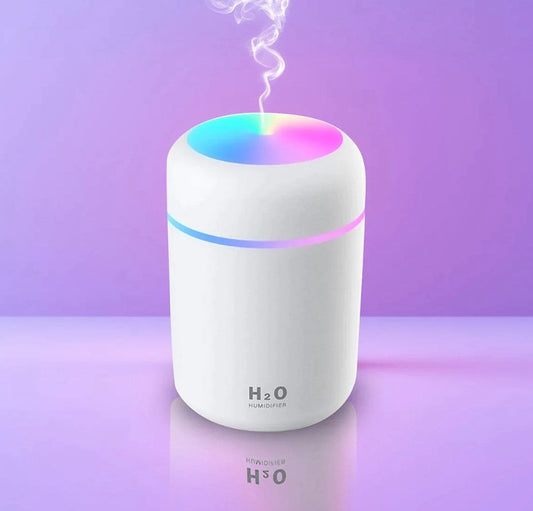 Humidificador LED Portátil y Aromático