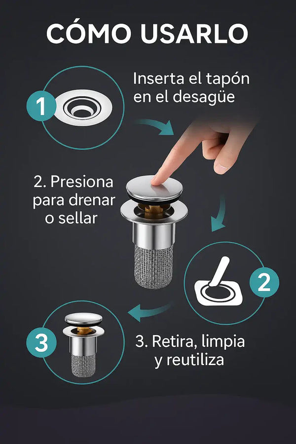 Tapón Acero Antiobstrucción - PROMOCIÓN 2X1