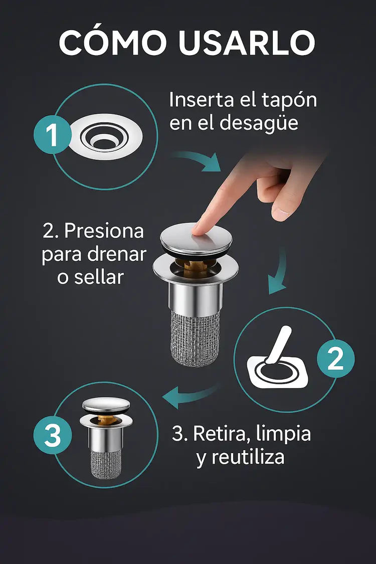 Tapón Acero Antiobstrucción - PROMOCIÓN 2X1