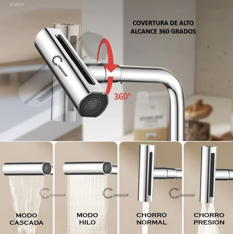 Grifo Ahorra Agua Moderno