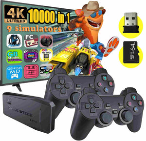 Consola GameStick 4K (+10.000 juegos de 9 consolas) + 2 mandos