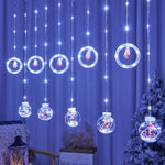 Cortina Mágica de Luces Navideñas
