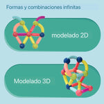 Bloques Magnéticos Creativos 36 Piezas