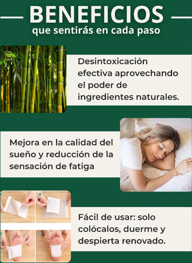 Parche Detox: Renueva Tu Energía (3 PACK X 30 UND)