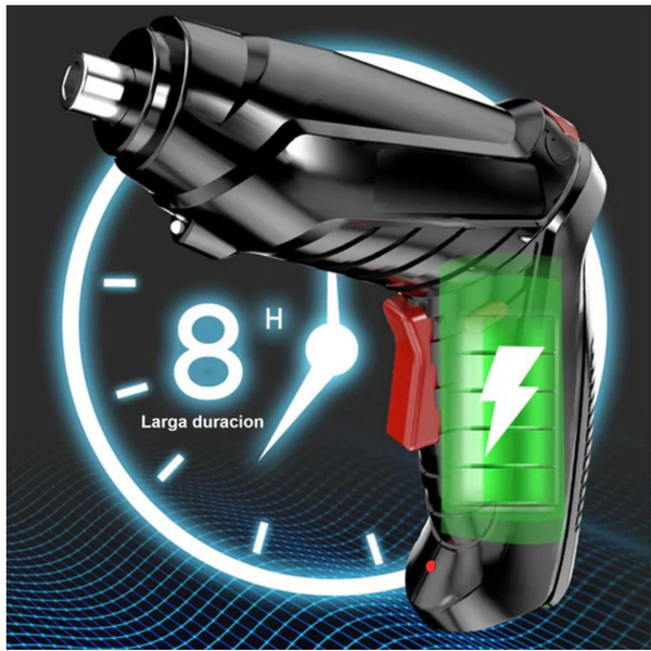 Atornillador Eléctrico Inalámbrico Compacto Pro