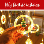 Cortina Mágica de Luces Navideñas