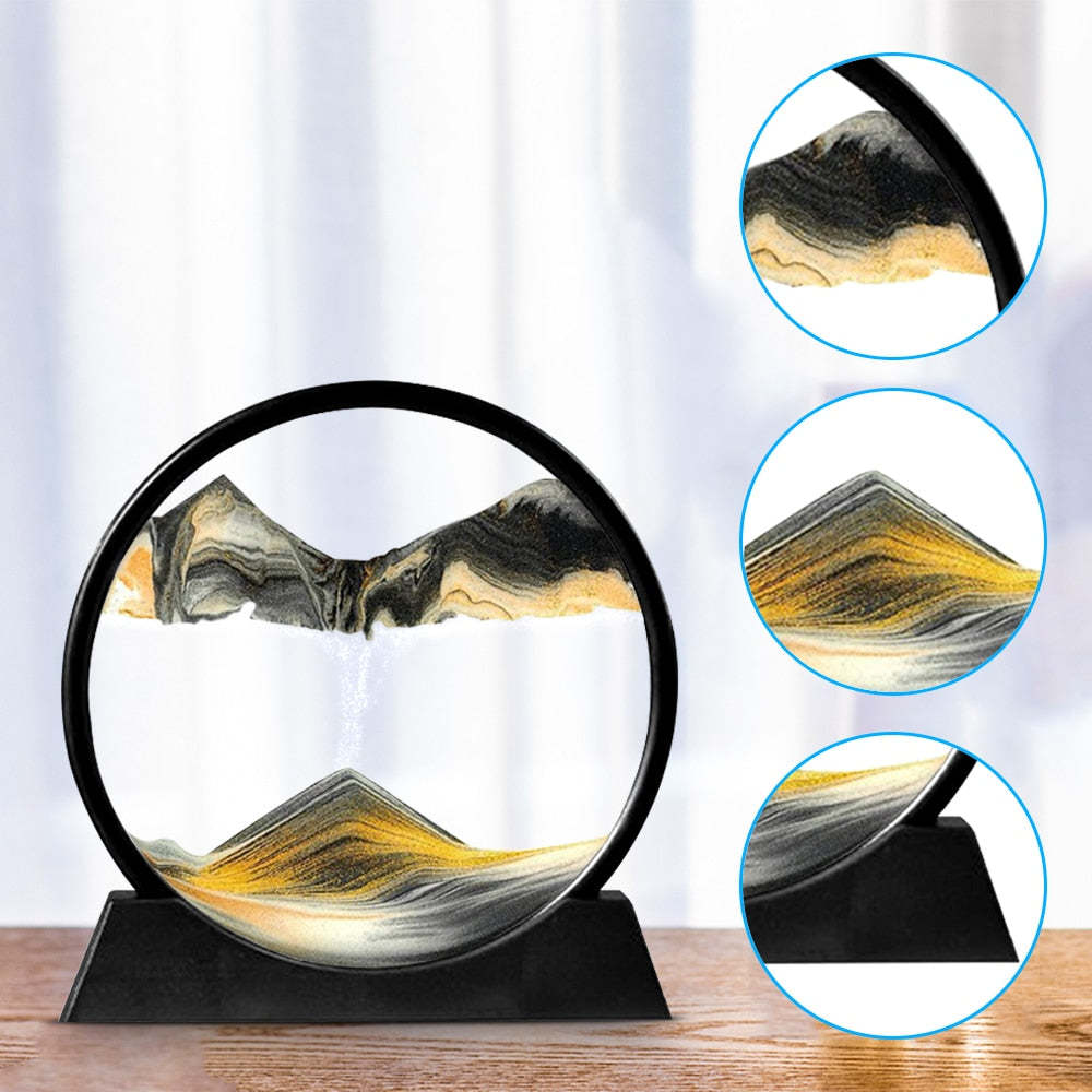 Reloj de Arena Marino 3D