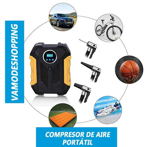 Inflador Portátil Inteligente y Rápido