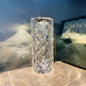 Lámpara Mágica de Cristal Rosa