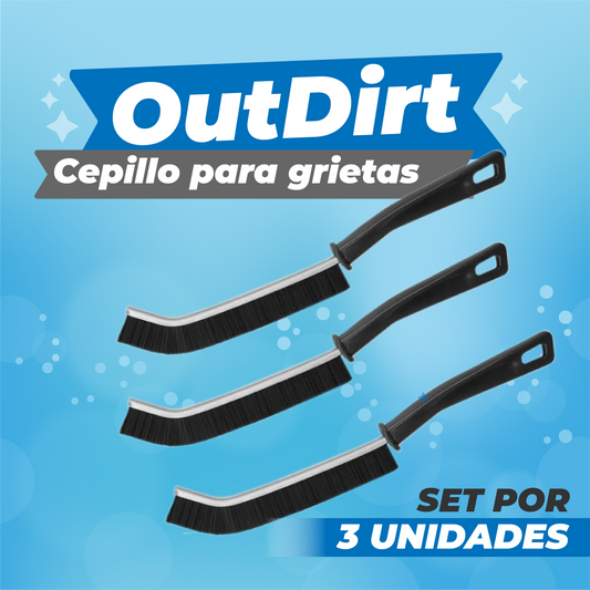 Cepillo Mágico para Grietas OutDirt (Set x3 unidades)