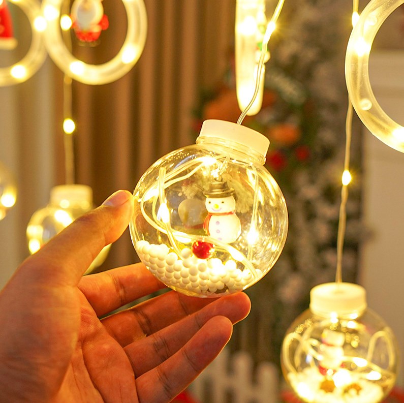 Cortina Mágica de Luces Navideñas