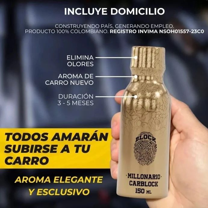 Perfume Elegante para Autos