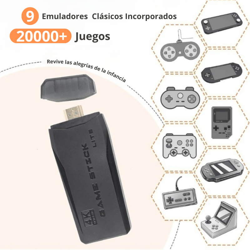 Retro Consola Stick de Juegos Clásicos