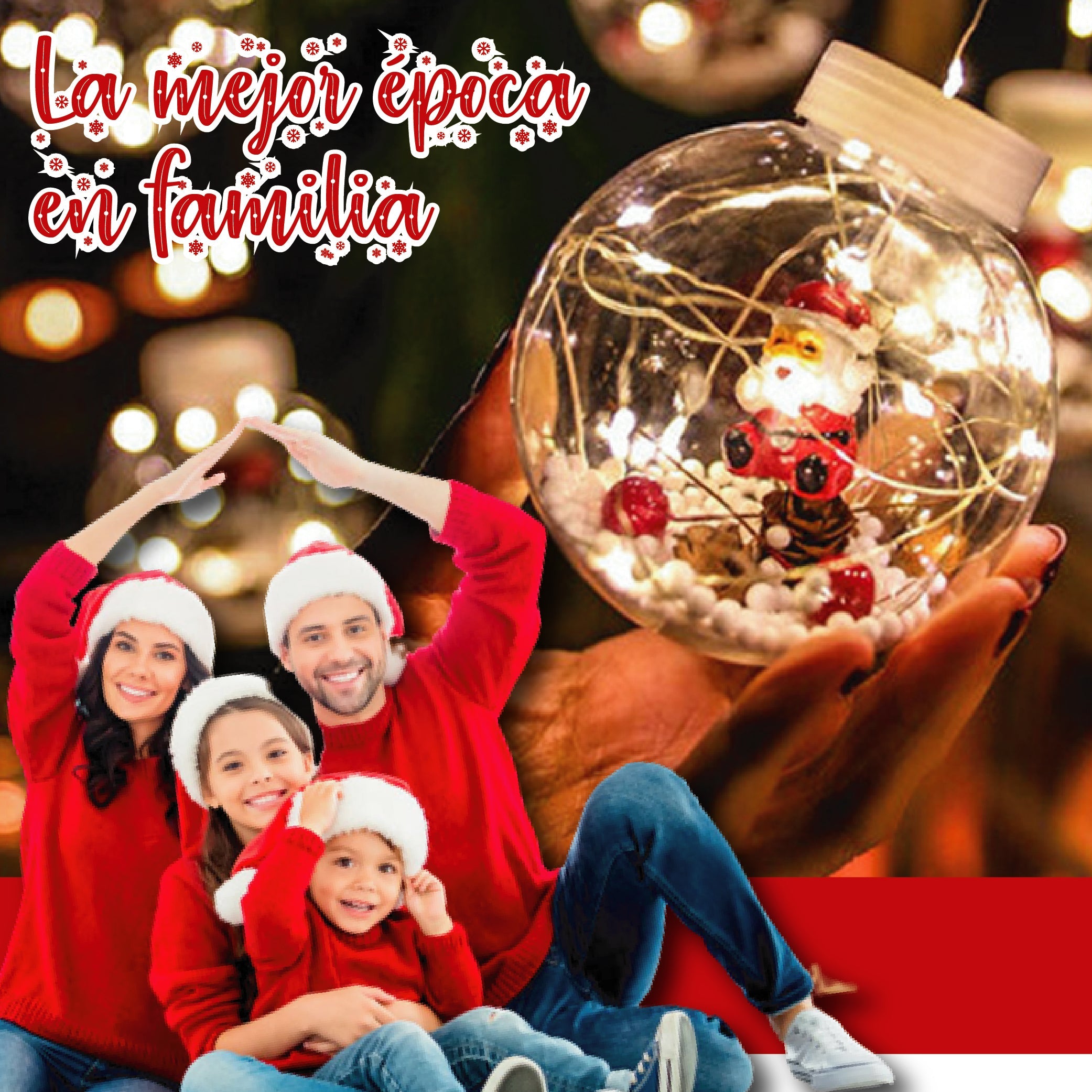 Cortina Mágica de Luces Navideñas