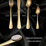 Cubiertos Dorados de Lujo