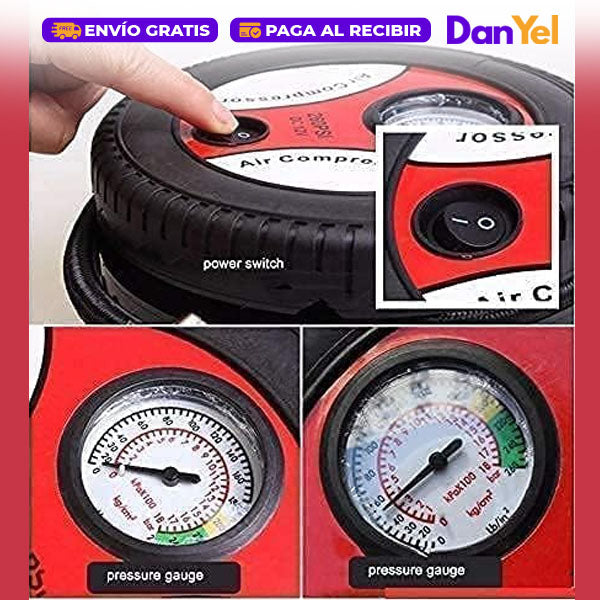 Compresor Portátil de Emergencia
