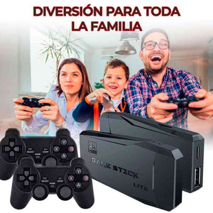 Consola GameStick 4K (+10.000 juegos de 9 consolas) + 2 mandos