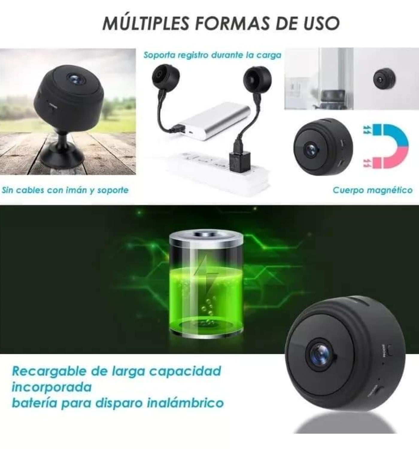 Spycube Mini Cámara de Seguridad