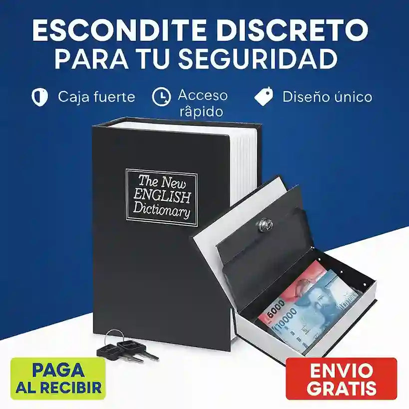Libro Caja Secreta Segura