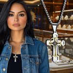 Collar Cruz de Elegancia y Fe