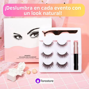 Pestañas Magnéticas Fáciles y Naturales