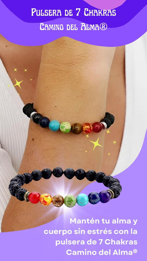 (2X1) Pulsera Chakras Armonía Diario - PAGUE 1 LLEVE 2