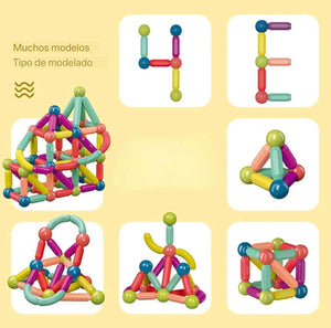 Bloques Magnéticos Creativos 36 Piezas