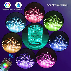 Luces LED Navideñas Inteligentes RGB 10 Metros