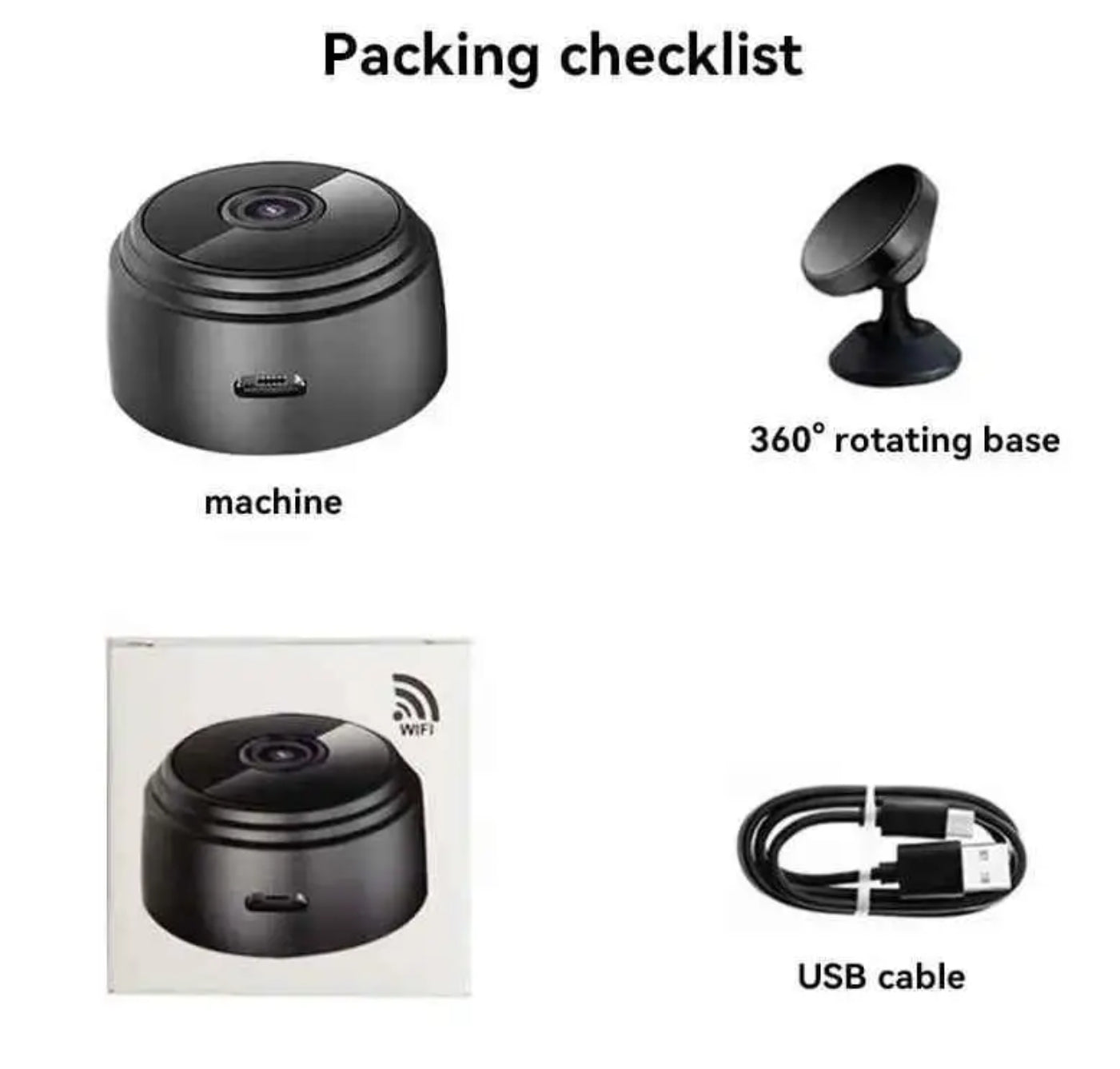 Spycube Mini Cámara de Seguridad