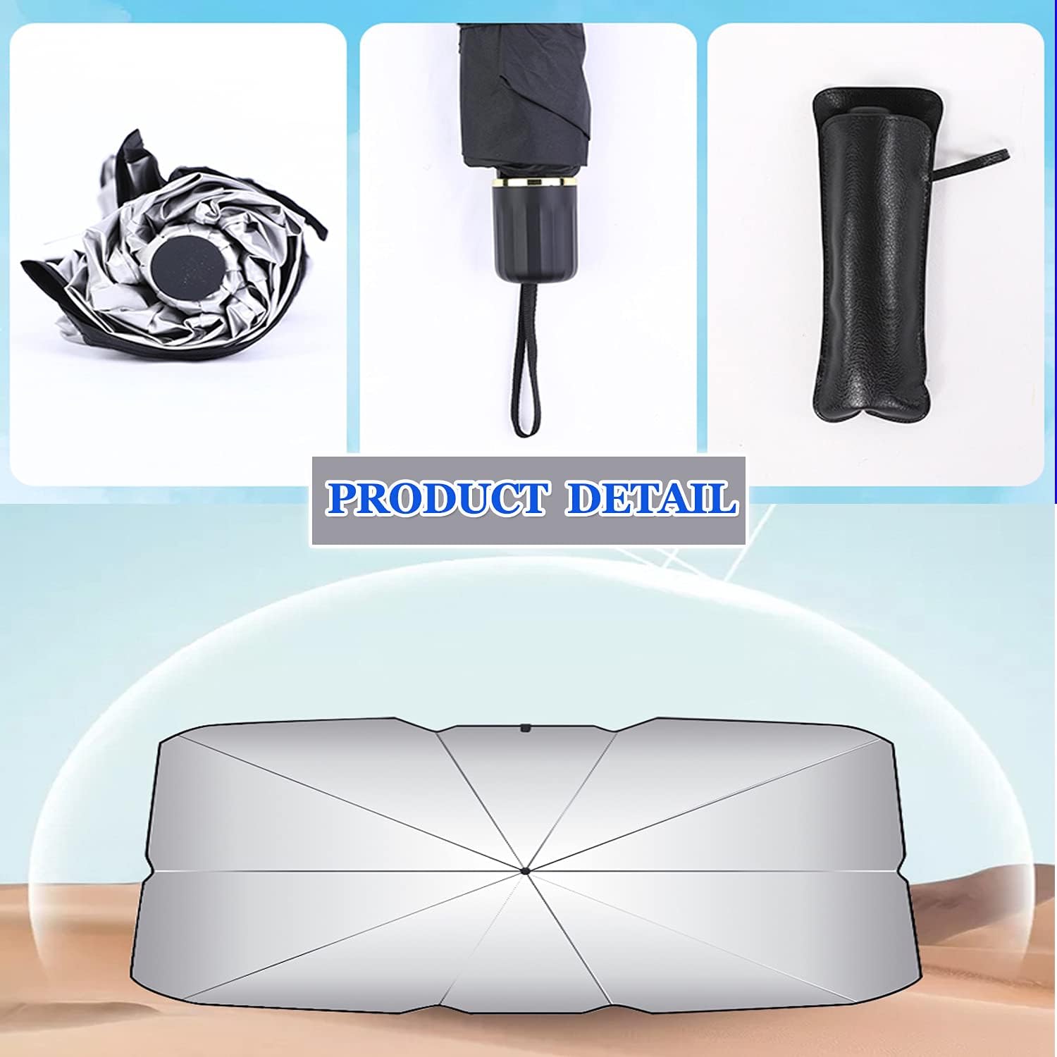 Sombrilla Plegable para Parabrisas de Auto