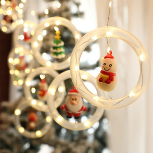 Cortina Mágica de Luces Navideñas