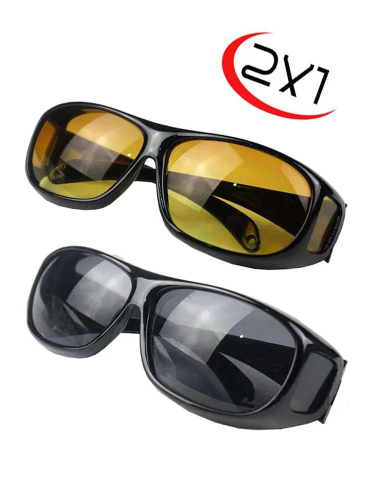 (2X1) Gafas de Conducción Segura Nocturna + Gafas Día