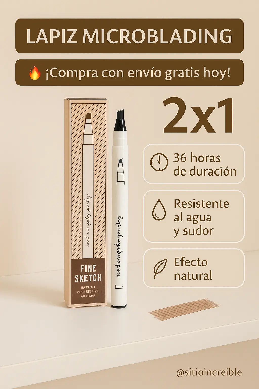 Lápiz de Microblading Perfecto - PROMOCION 2X1