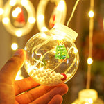 Cortina Mágica de Luces Navideñas