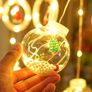 Cortina Mágica de Luces Navideñas