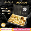 Cubiertos Dorados de Lujo