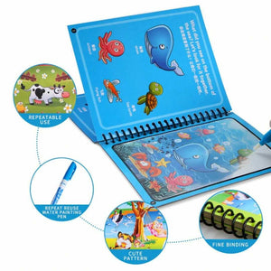 Set de 4 Libros para Pintar con Agua - MAGIC FUN