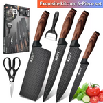 Elegante Set de Cuchillos (6 Piezas antiadherente)