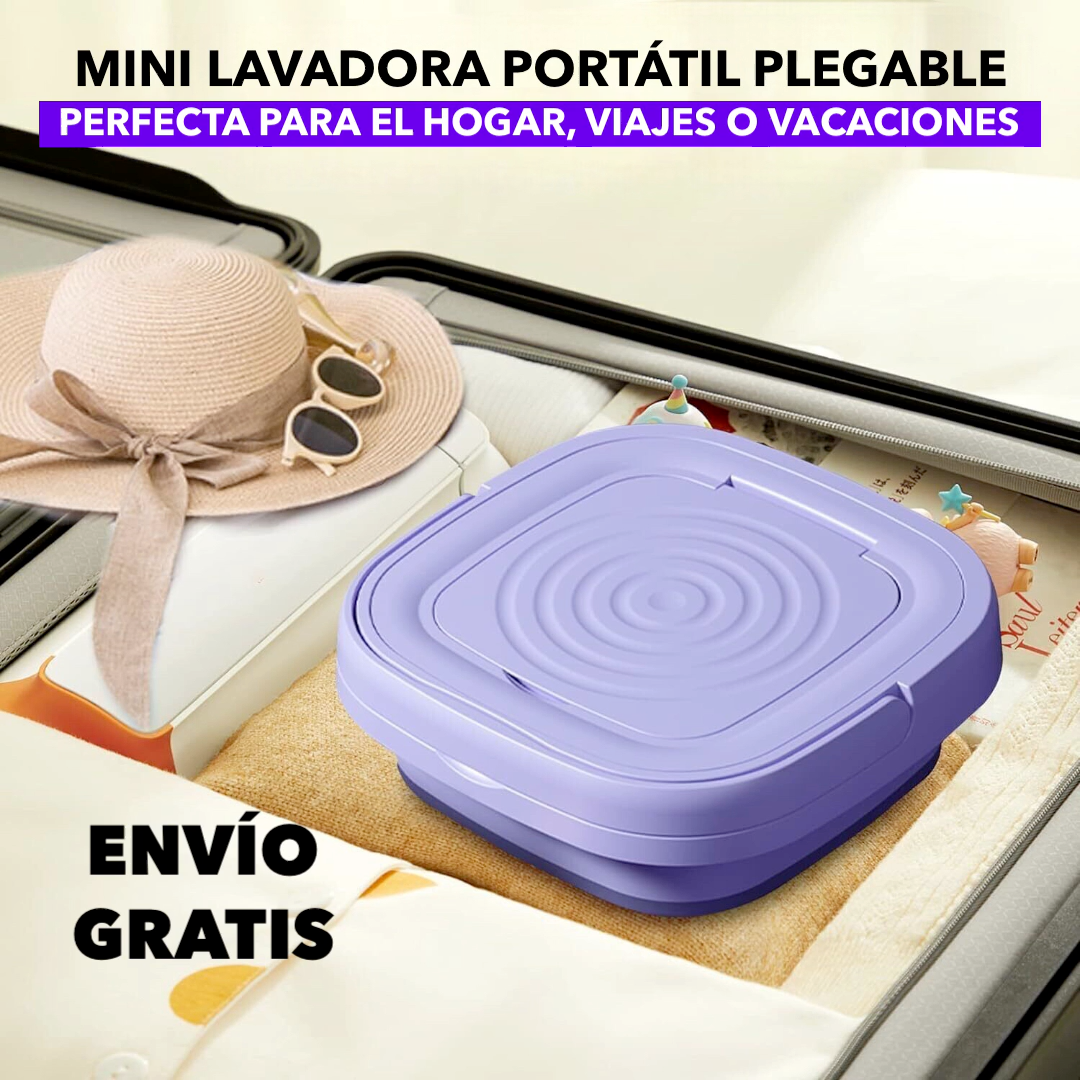 Mini Lavadora Portatil Plegable