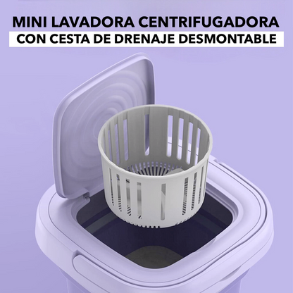 Mini Lavadora Portatil Plegable