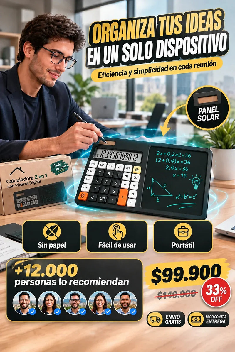 Calculadora de Escritorio 2 en 1 – Homies Col