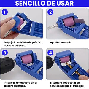 Afilador de Brocas Xtreme™ : ¡Afila como un Experto y Trabaja con Confianza Total!